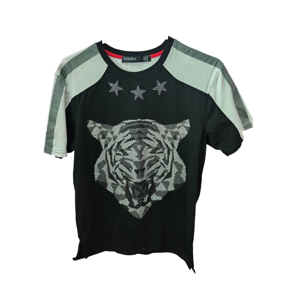 Hudson Outerwear T-shirt Men's Small Rhinestone‎ Tiger